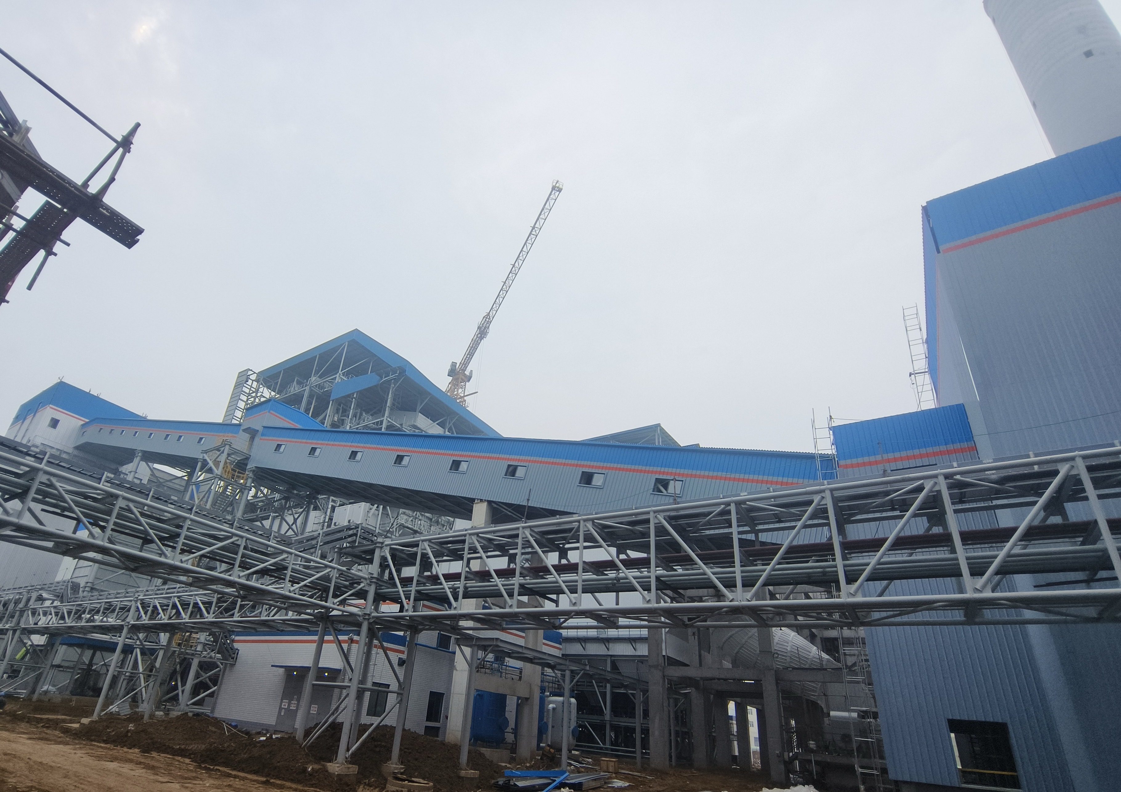 Smooth Completion of Feicheng Shengli Salt Industry Coal Conveyor Trestle Project